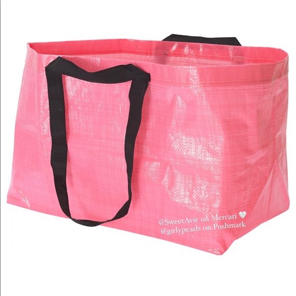 Ikea Slukis Pink Large Bag NEW